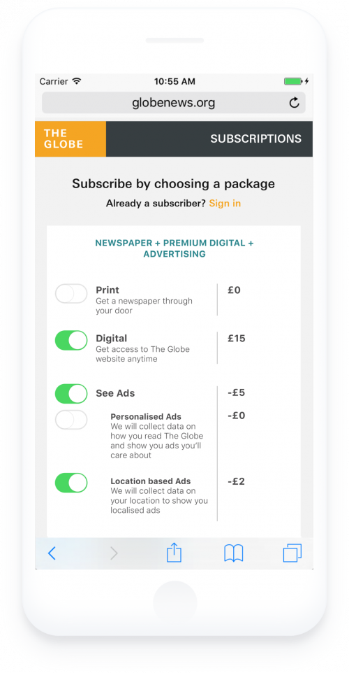 TheGlobe Brussels2017 Subscription01