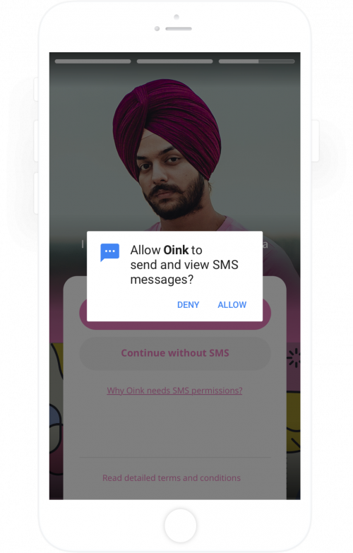 4. SMS Permission